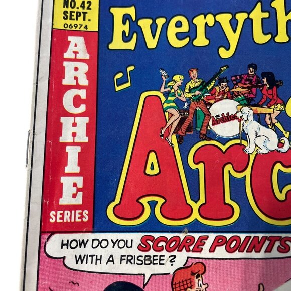 Archie Comics Everythings Archie #42 September 1975 Vintage Bagged Boarded - Picture 2 of 6